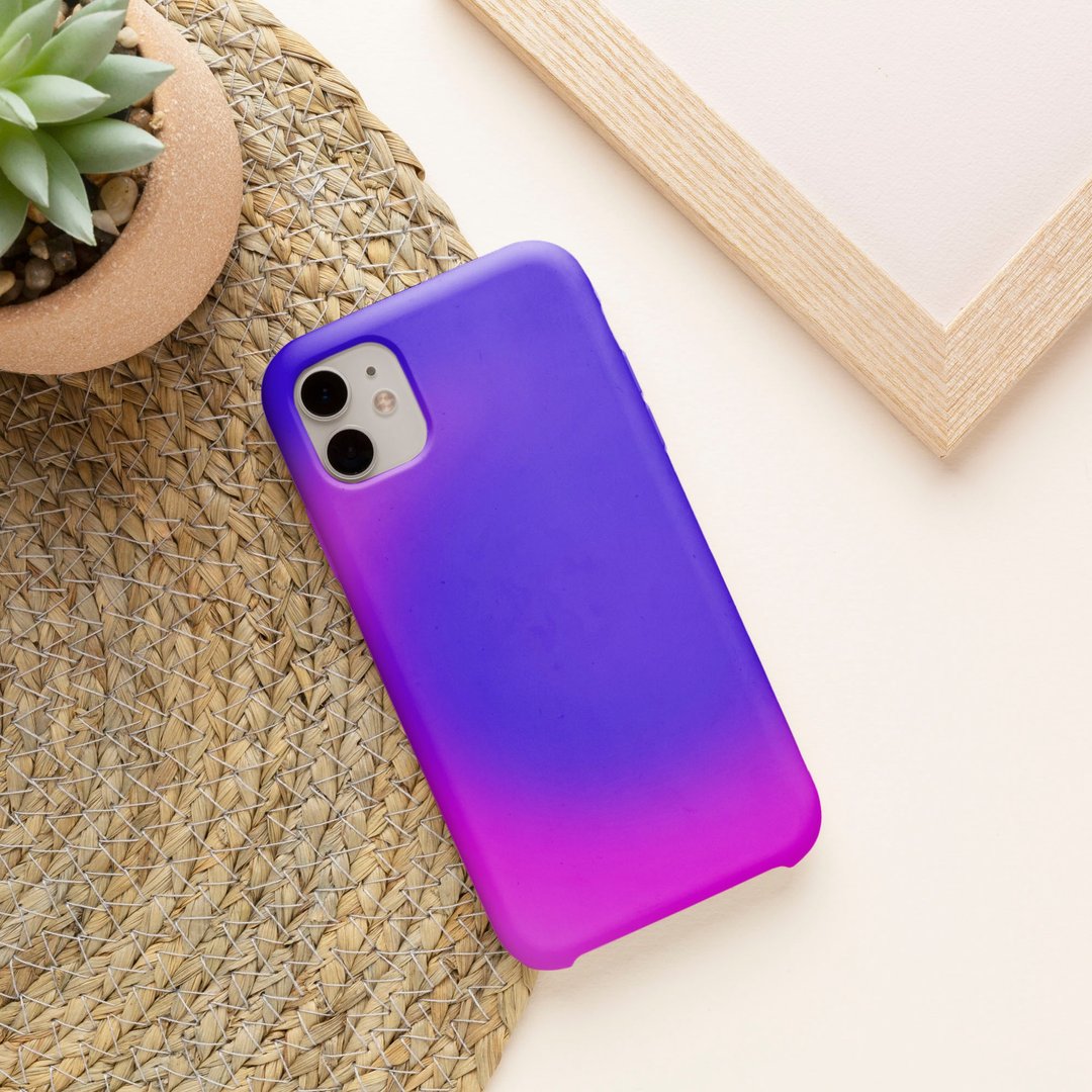 客制手机壳 iPhone 14 13 Pro Matte 粉彩液体渐变10 1 粉色 蓝色 - 手机壳/手机套 - 塑料 多色
