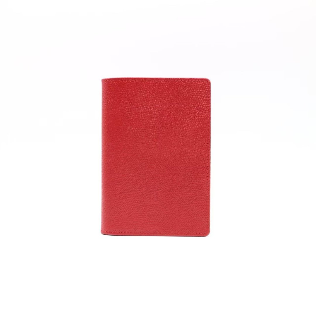 PASSPORT HOLDER - RED EPSOM LEATHER - 其他 - 真皮 红色