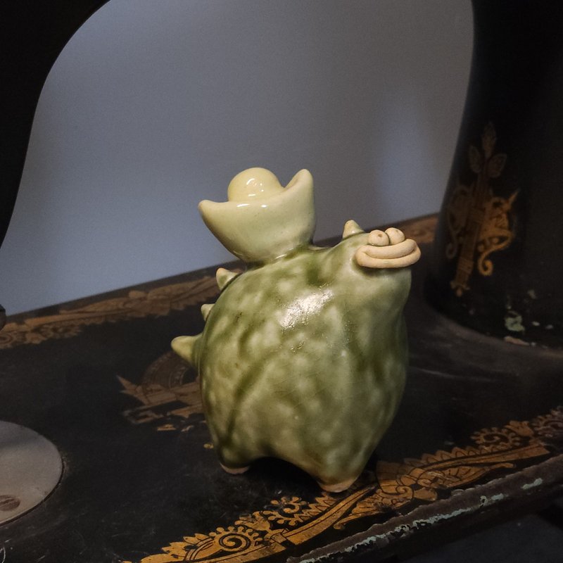 陶偶摆设 | 财富龙总来 - 摆饰 - 陶 绿色