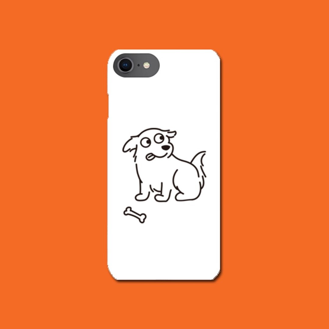 Golden Retriever's Phone Case - 手机壳/手机套 - 塑料 白色
