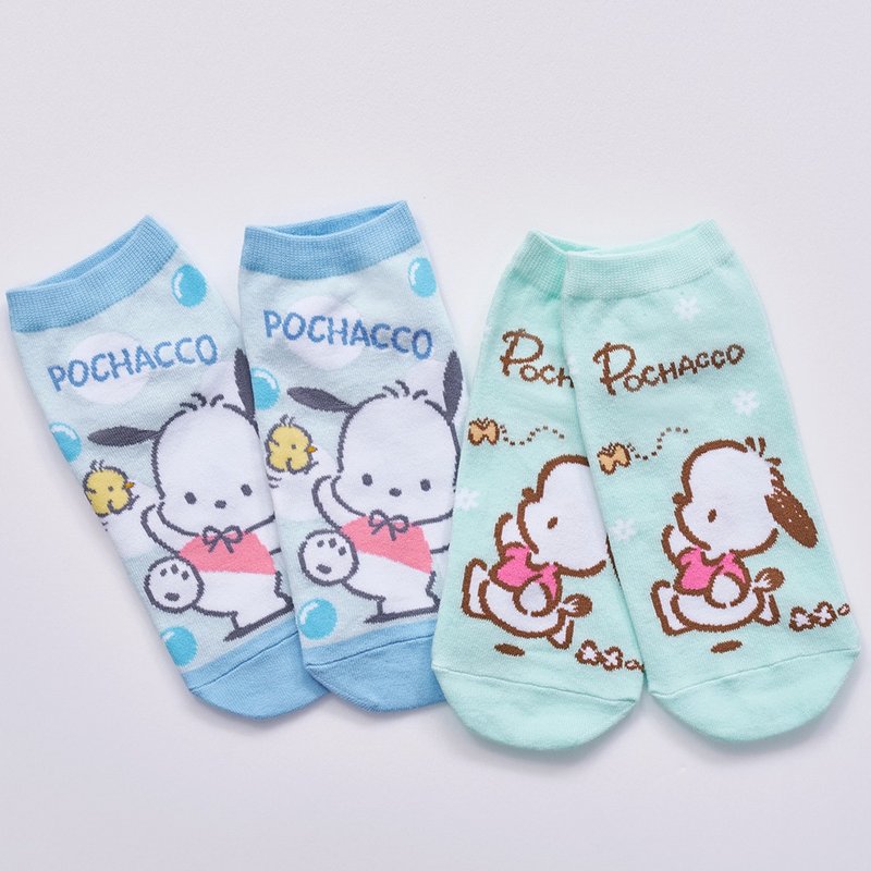三丽鸥帕恰狗直版袜 Pochacco台湾制亲子袜【ONEDER旺达】 - 袜子 - 其他材质 