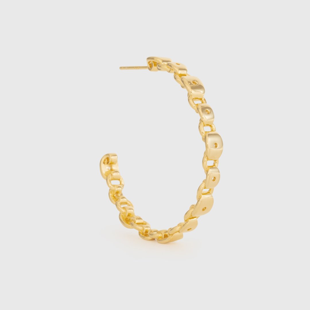 Cosmo Earring 纯银大耳环 - 耳环/耳夹 - 纯银 银色