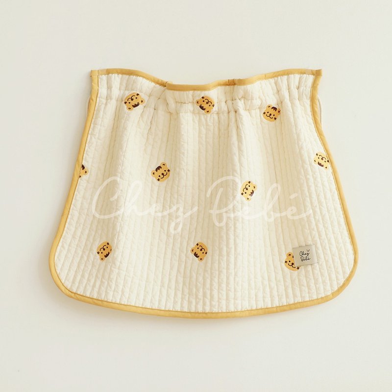 韩国Chezbebe 奶黄小虎刺绣汽车遮阳帘 - 婴儿床上用品 - 棉．麻 