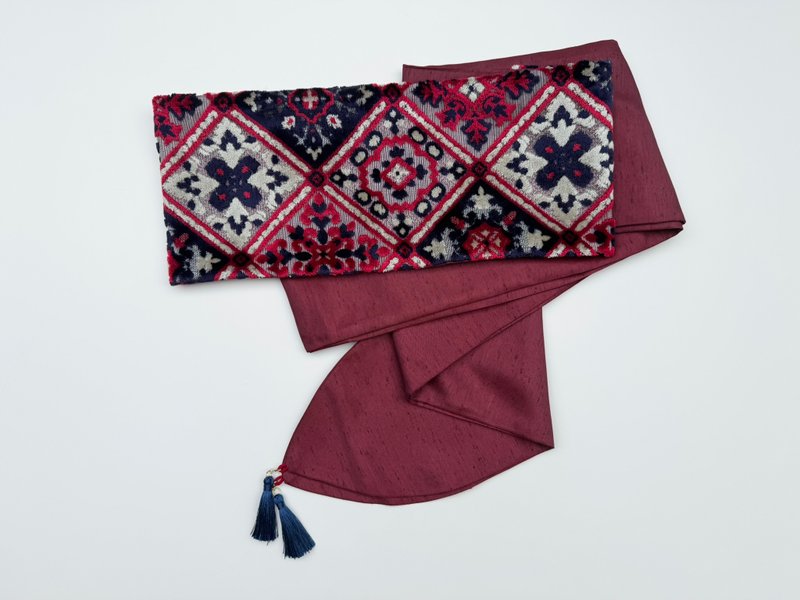 SASH 帯 磁砖红 - 其他 - 聚酯纤维 红色