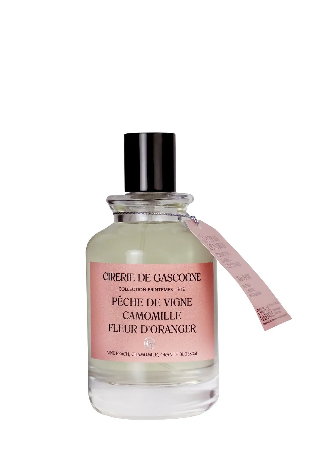法国Cirerie de Gascogne天然香氛室内喷雾 – 蜜桃x洋甘菊x橙花 - 香薰/精油/线香 - 纸 粉红色