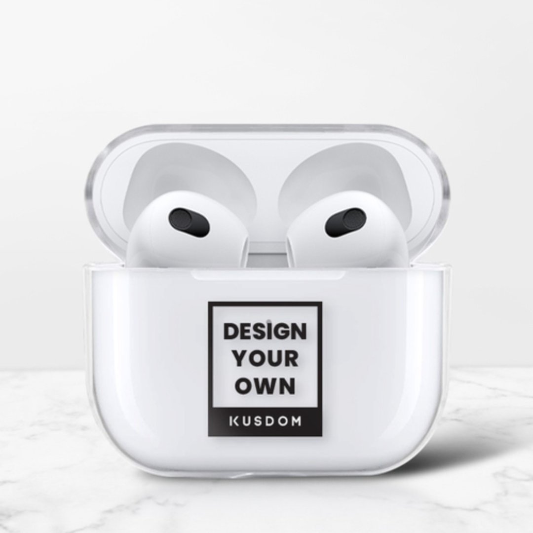 【定制化礼物】AirPods (第3代) 透明壳│耳机壳/配件 - 耳机收纳 - 塑料 白色
