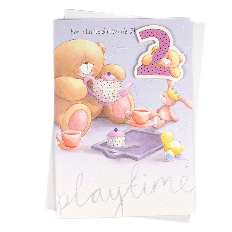 涂上喜欢的色彩－2岁生日【Hallmark-卡片 生日祝福】 - 卡片/明信片 - 纸 多色