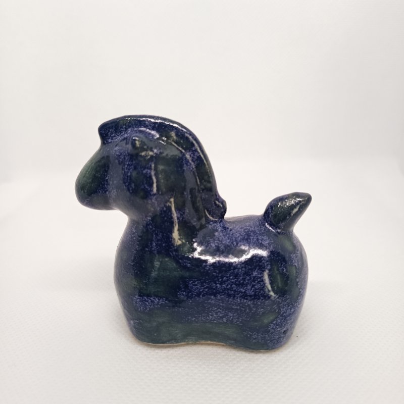 生肖小马陶瓷摆饰园艺配件 - 摆饰 - 陶 