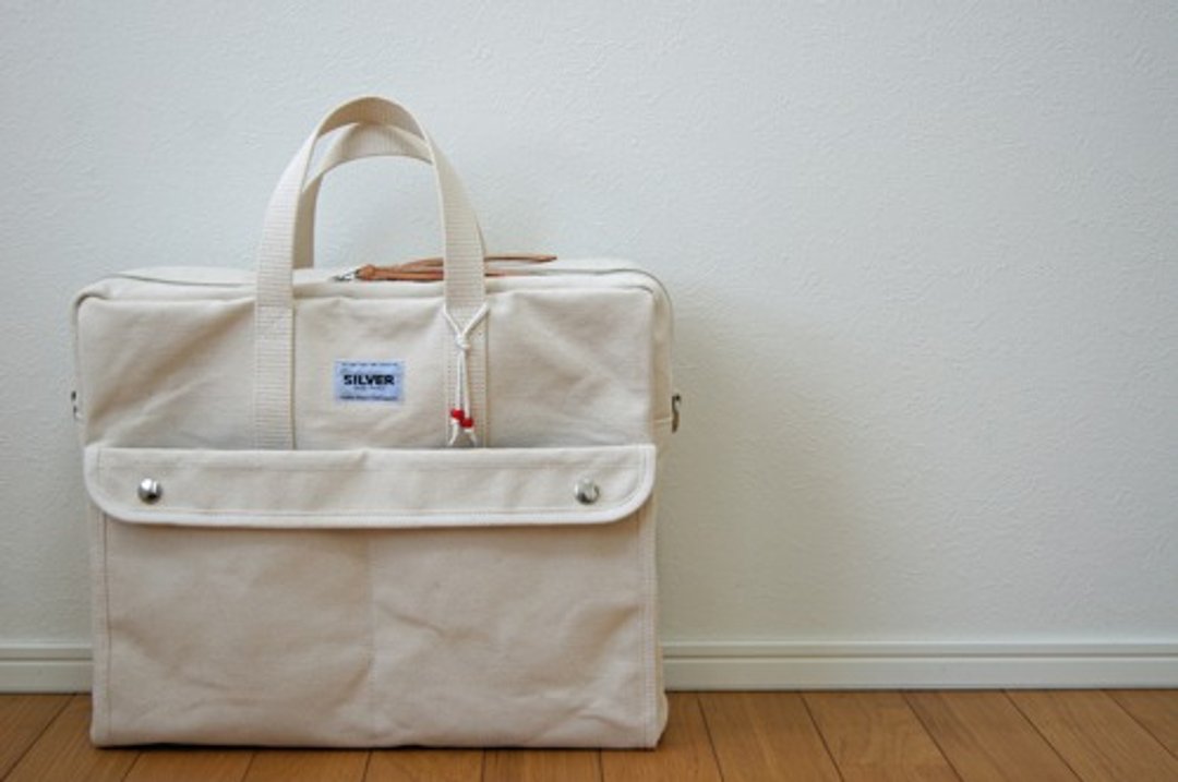 Tote bag STACY - 手提包/手提袋 - 棉 白色