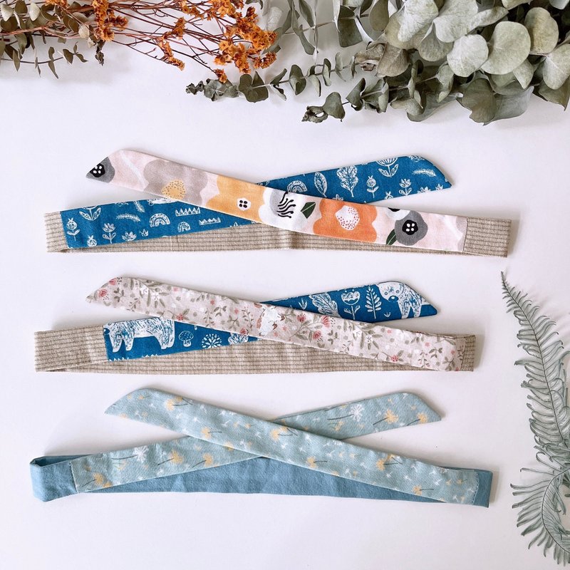 岛森家 / 细版发带 / 清新 - 发饰 - 棉．麻 多色