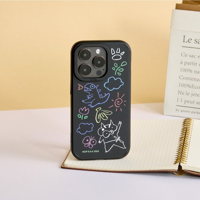 蜡笔小新我们的恐龙日记-童趣涂鸦峡谷强悍MagSafe iPhone手机壳 - 手机壳/手机套 - 硅胶 多色