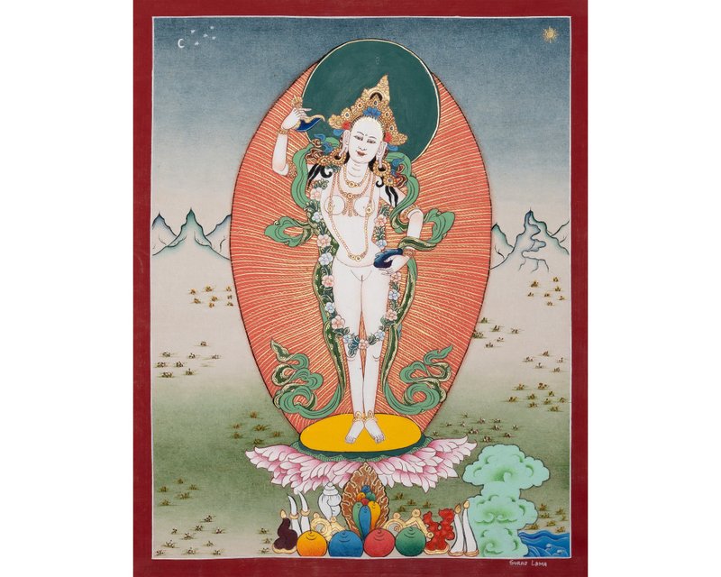 叶西卓嘉唐卡画 以神圣之美照亮您的空间 - 墙贴/壁贴 - 其他材质 多色