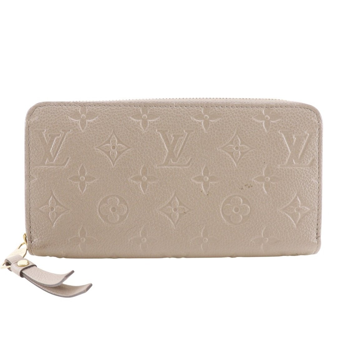 【日本直送】LOUIS VUITTON Zippy Wallet 长夹 M69034 Monogram Empreinte 压纹皮革 Tourterelle 灰褐色【二手】 - 皮夹/钱包 - 真皮 灰色