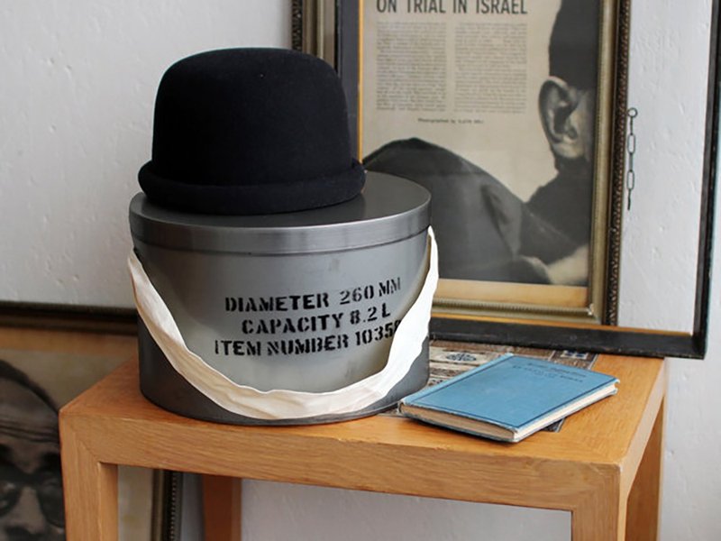 STEEL HAT BOX 工业风金属收纳圆盒 - 收纳用品 - 其他金属 银色