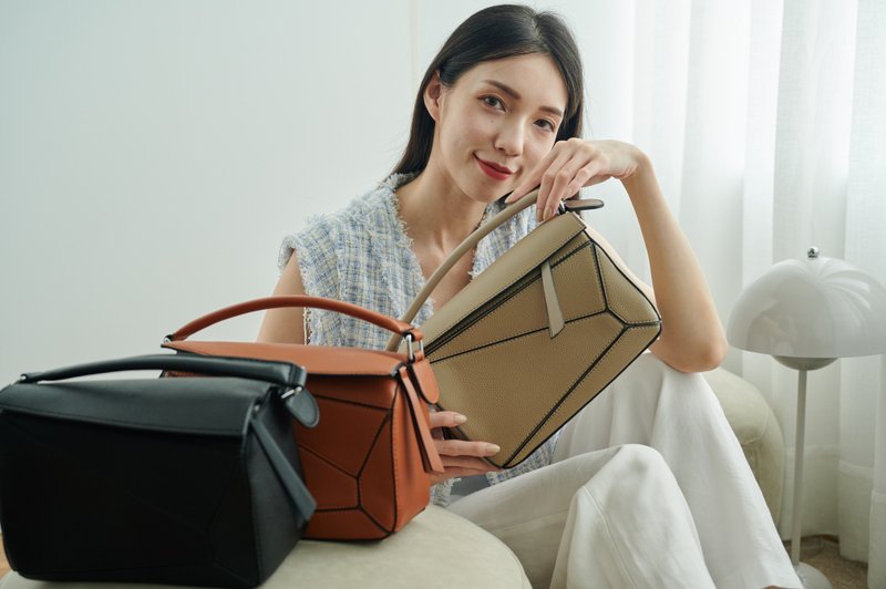 双城故事几何包 斜背包 真皮 侧背包 手提包 包包 女包 单肩包 - 侧背包/斜挎包 - 真皮 多色