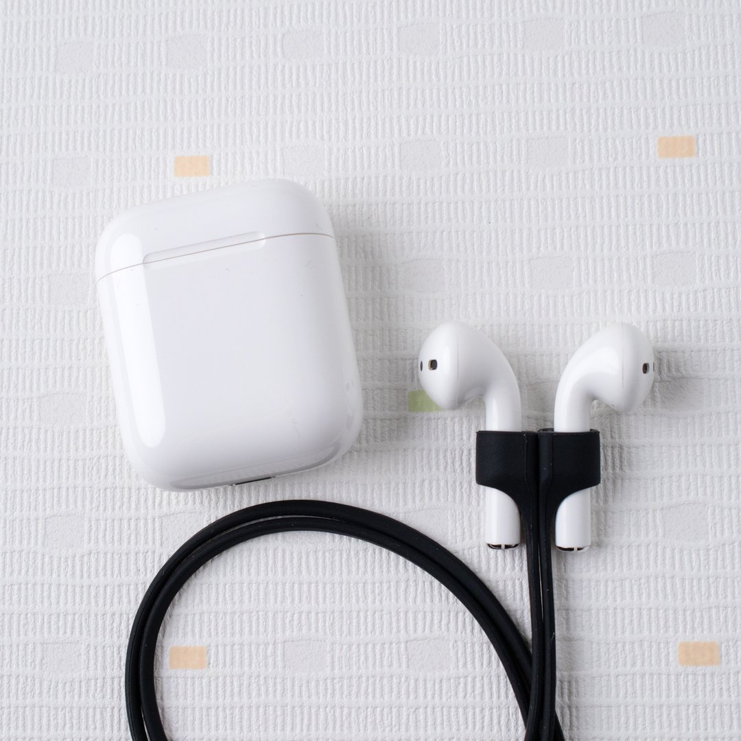 AirPods(Pro) 运动防丢绳 - 磁吸版 - 数码小物 - 硅胶 黑色