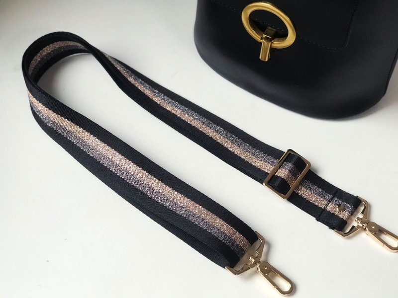 1.5寸 手作背带 背包背带 宽背带 可以调整 可以替换 - 后背包/双肩包 - 棉．麻 黑色