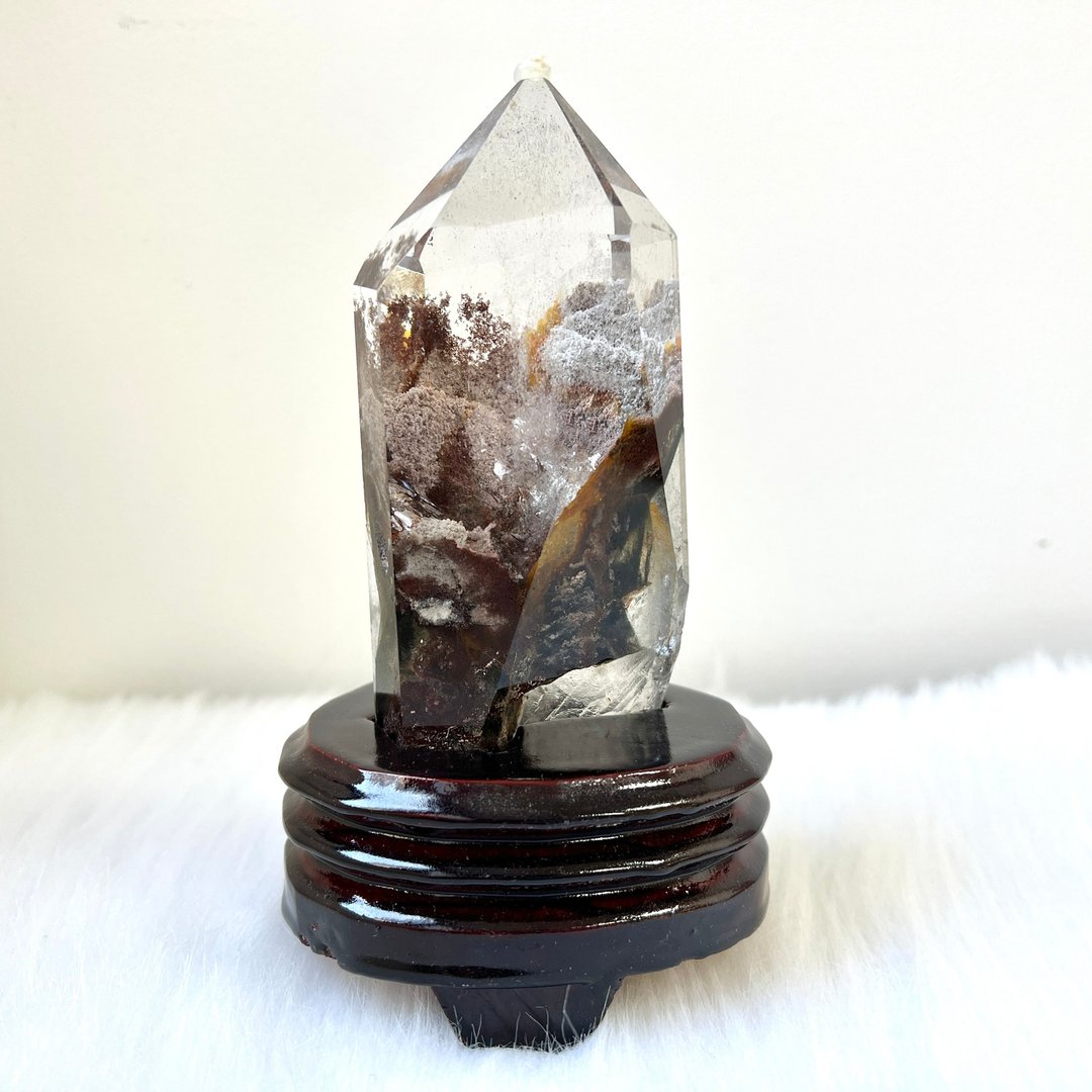 花幽灵柱连订造底座 | 水晶 | 水晶柱 | 水晶摆件 - 摆饰 - 水晶 多色