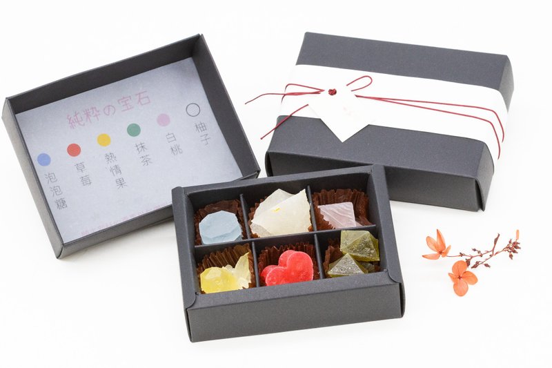 和菓子 | 打卡日系礼物 琥珀糖 纯粋の宝石 礼盒装【宝石系列】 - 零食/点心 - 其他材质 