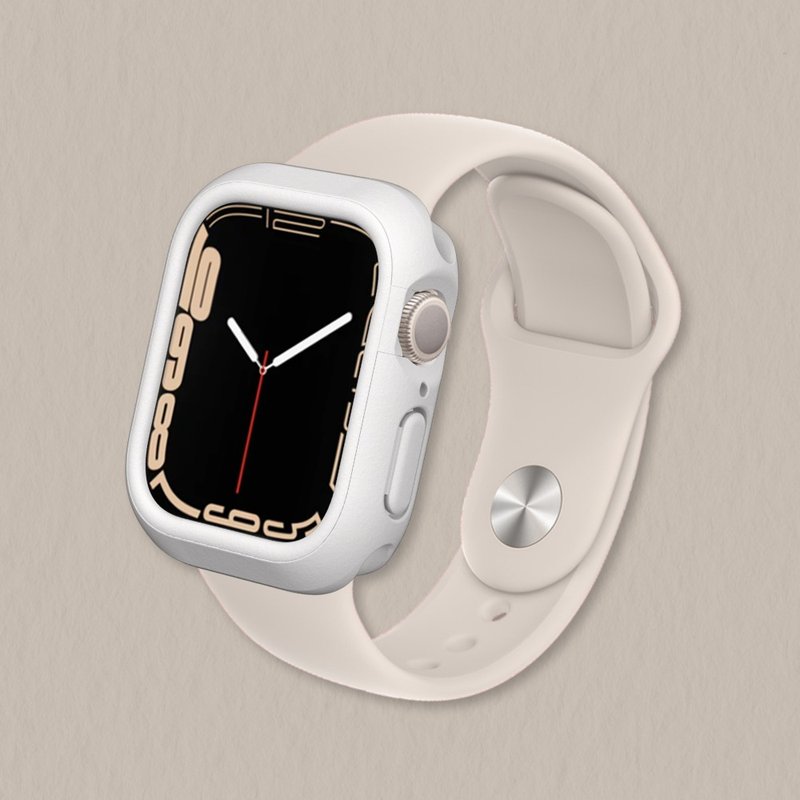 Apple Watch SE3/9/8/SE2/7/6/SE/5/4 边框保护壳-经典白 - 数码小物 - 其他材质 白色