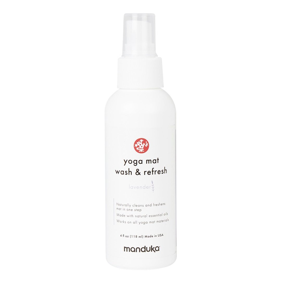 【Manduka】Mat Wash 瑜珈垫清洁喷剂 4oz - Lavender 薰衣草 - 运动配件 - 精油 白色