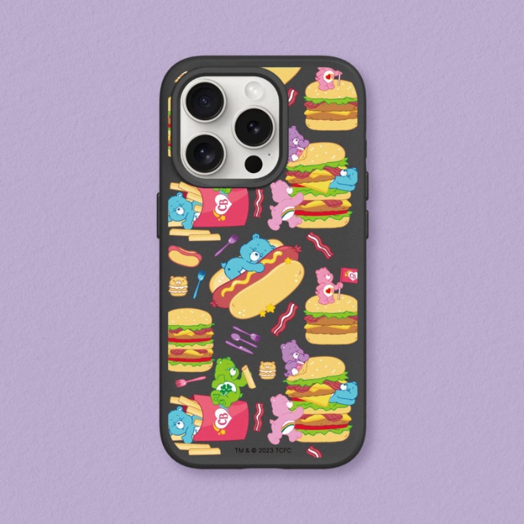 SolidX强化吸震缓冲防摔手机壳∣Care Bears/美食派对 for iPhone - 手机壳/手机套 - 塑料 多色