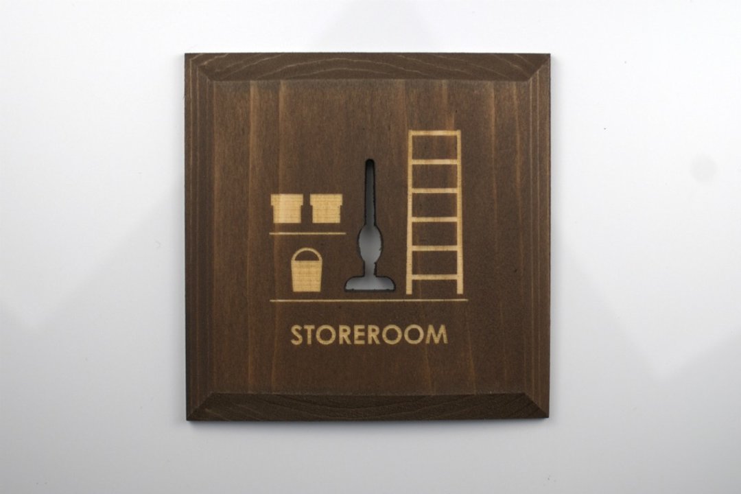储藏室/储藏室板棕STOREROOM (PB) - 墙贴/壁贴 - 木头 咖啡色