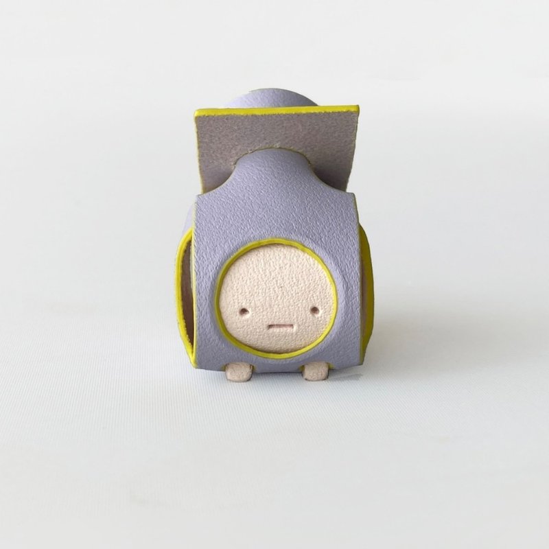 小皮革物体保护自己【sisyu / ししゅ】#PBPYG - 摆饰 - 真皮 紫色