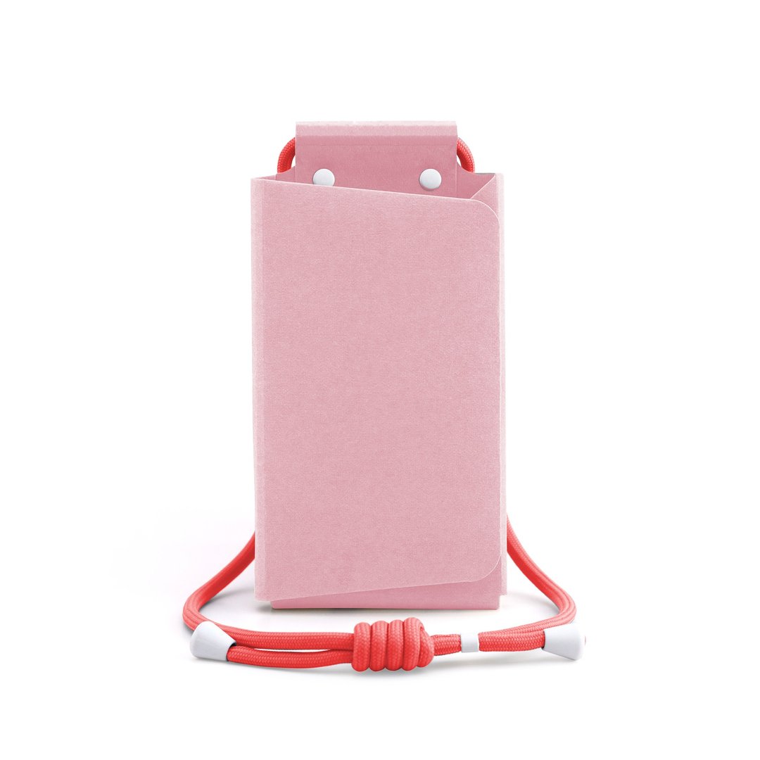 PhonePochette 手机随身袋-MOODTONE-Spanish Pink 定制母亲节礼物 - 侧背包/斜挎包 - 其他材质 粉红色
