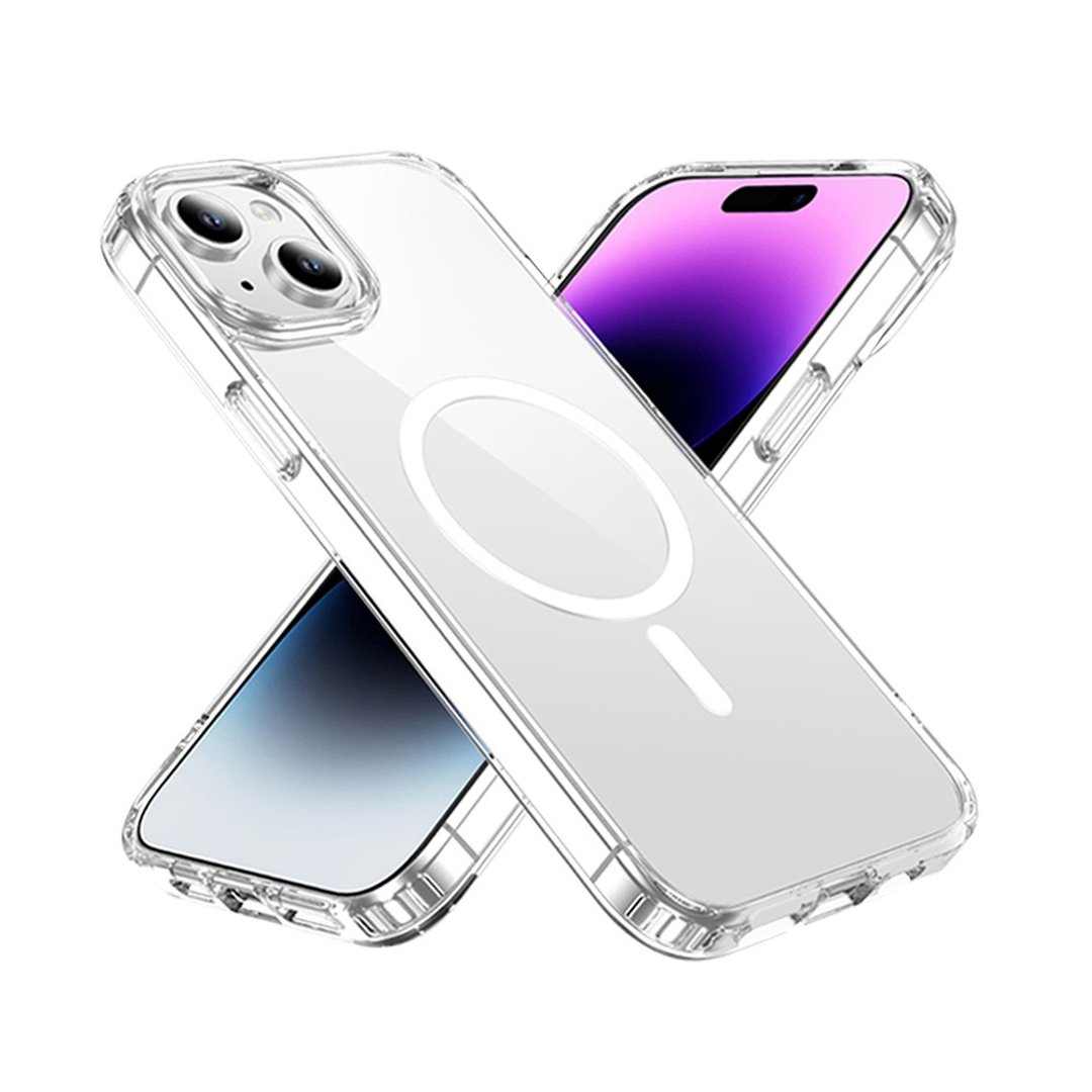 VOYAGE 抗摔防刮保护壳-Pure MAG-透明-iPhone 15 Plus (6.7) - 手机壳/手机套 - 其他材质 透明