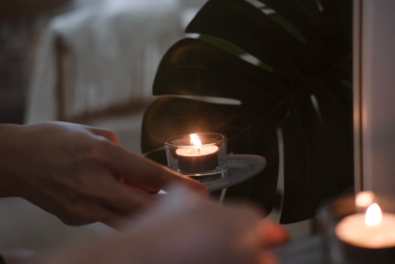 独立包装 顶级纯天然大豆蜡烛无香15ml大豆 蕊芯火漆蜡 - 蜡烛/烛台 - 其他材质 白色