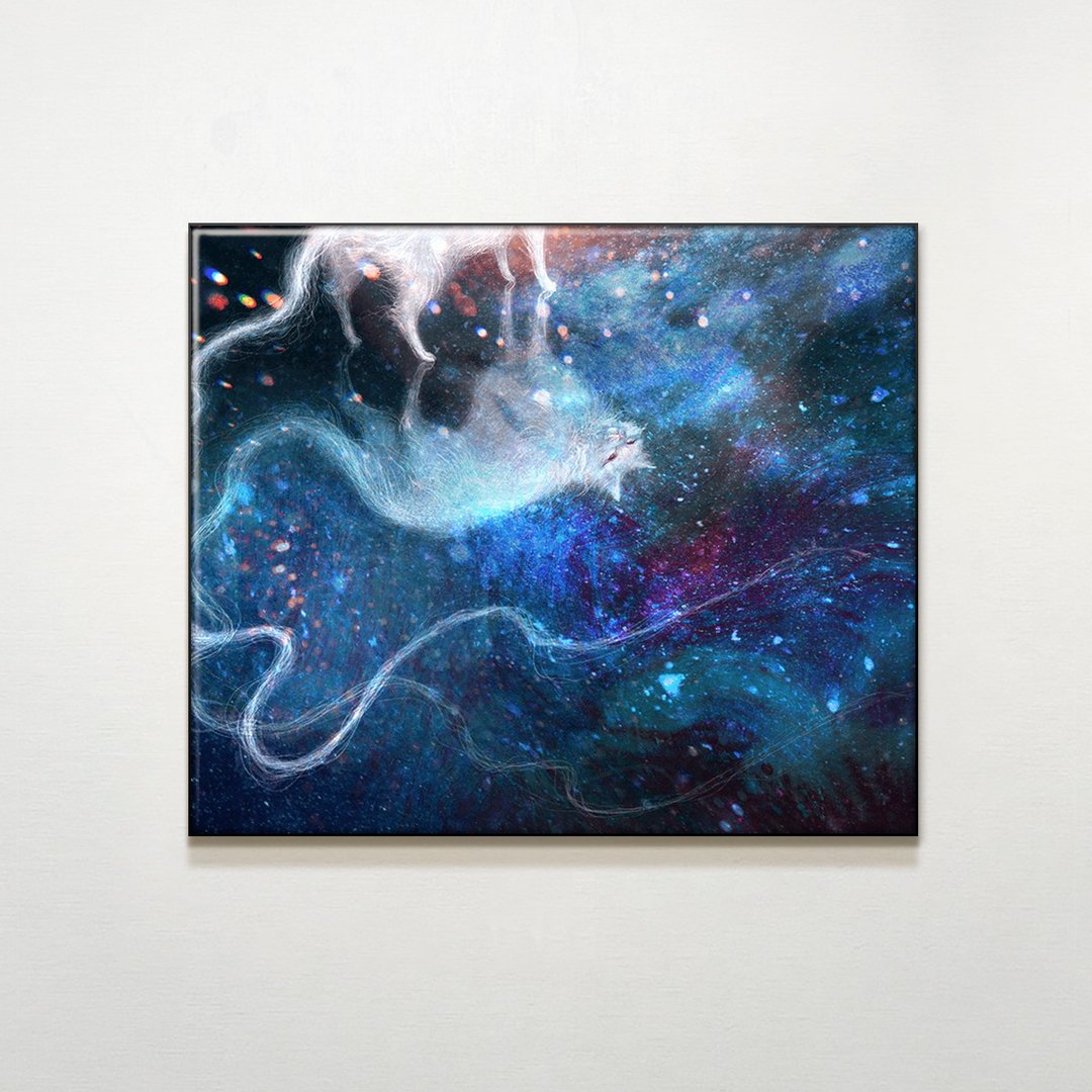 太空漫游 / Tami Kuo.插画.挂画.公平交易.家居布置.空间装潢 - 海报/装饰画/版画 - 防水材质 