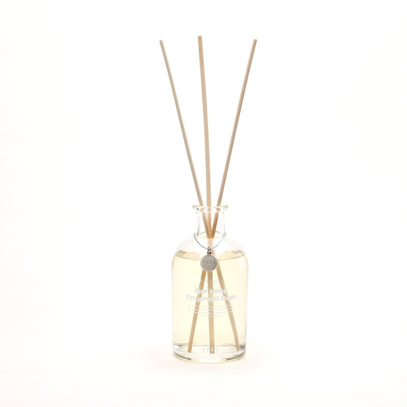 【韩国 PRAY】芦苇扩香玻璃空瓶 - 香薰/精油/线香 - 玻璃 白色