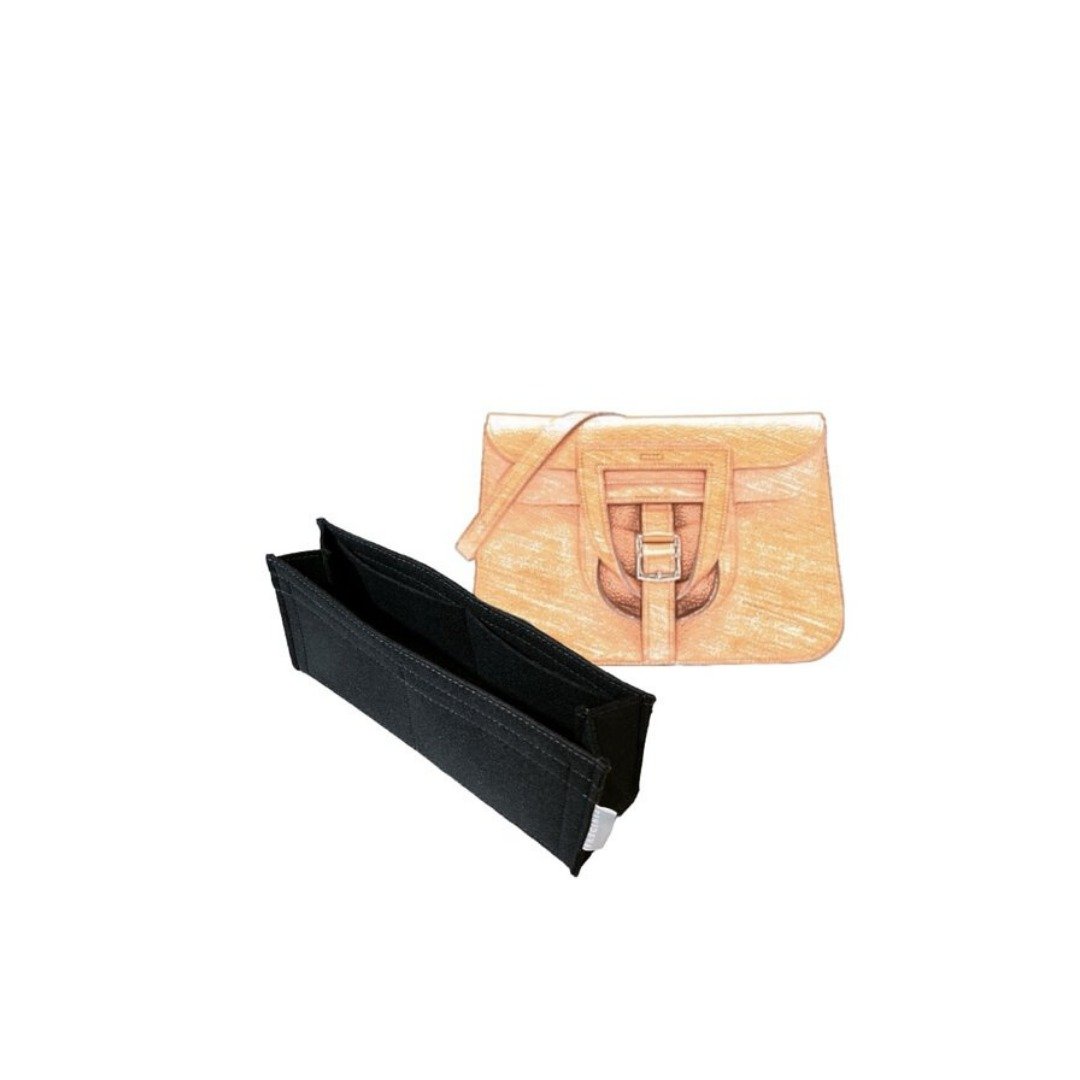 【香港制造|韩国绒布】手制内袋 Hermes-Halzan Mini 22cm - 化妆包/杂物包 - 其他材质 多色