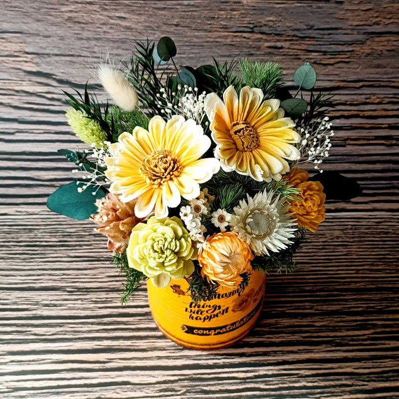 【绿野仙踪】干燥花/永生花/不凋花/盆花/扩香 - 干燥花/捧花 - 植物．花 橘色