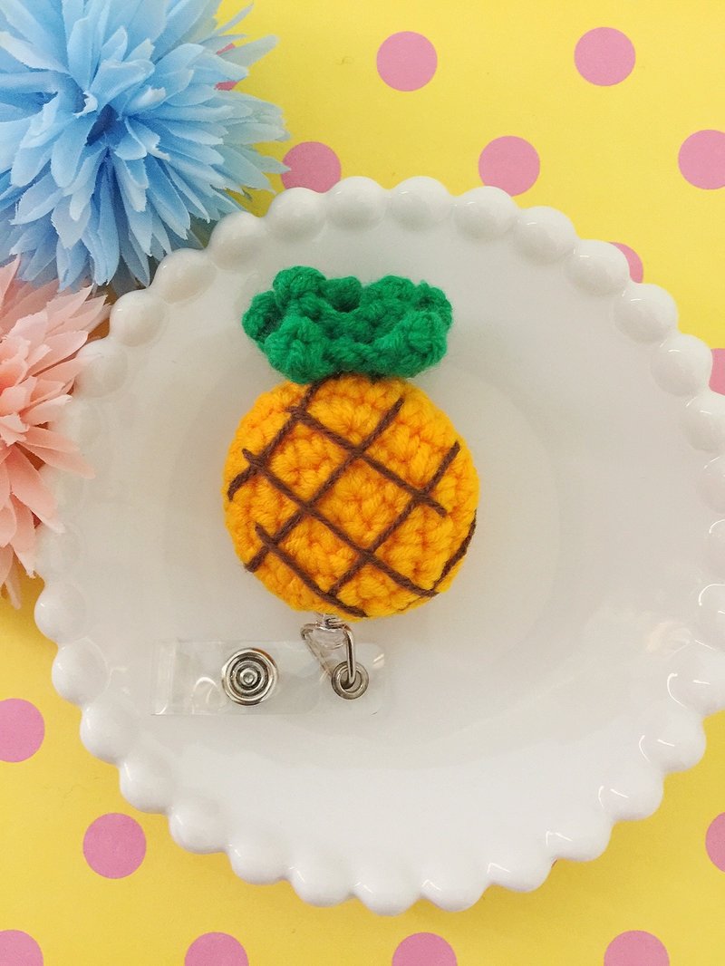 chuchu手作  凤梨伸缩拉环。证件夹。识别证 - 证件套/卡套 - 其他材质 