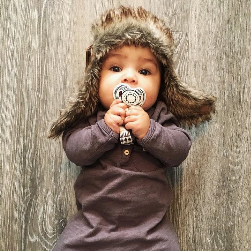 【瑞典ELODIE DETAILS】时尚安抚奶嘴组(奶嘴+夹) - Graphic - 其他 - 硅胶 白色