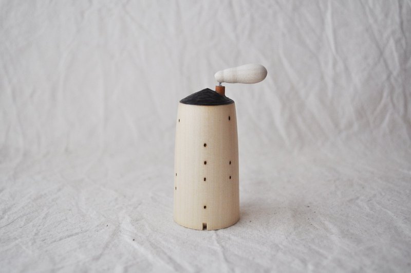 casa 〜西班牙烟囱小屋 摆饰〜　更加直长款 - 摆饰 - 木头 白色