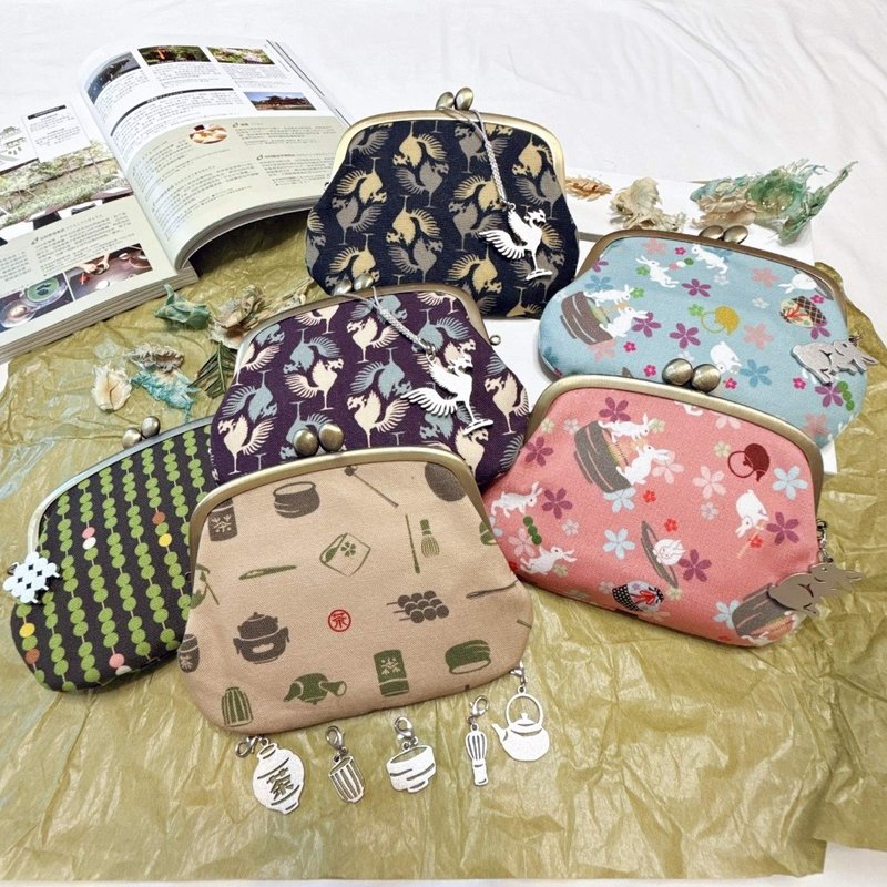 【福袋】京都宇治亲子口金包组(凤凰/兔子/茶器/团子款) - 零钱包 - 其他材质 