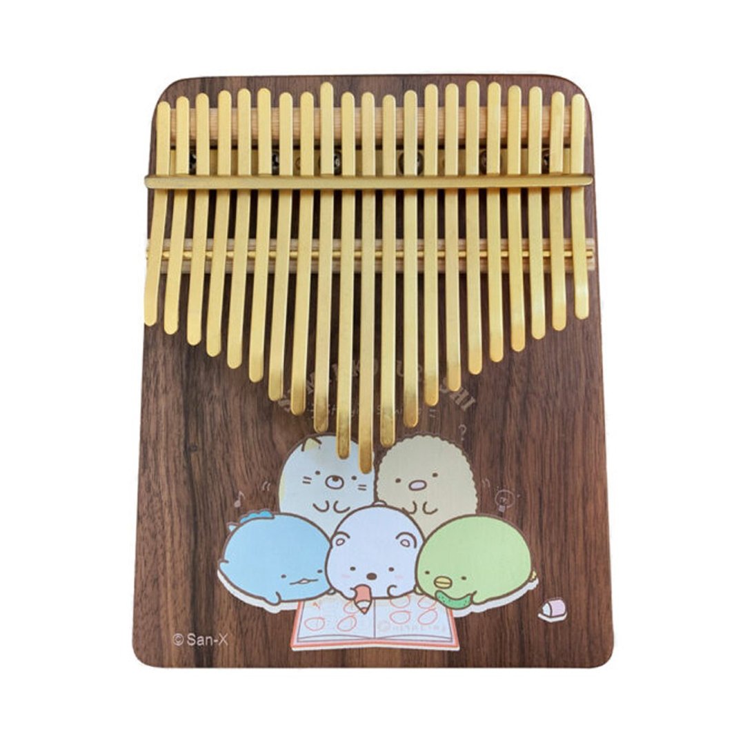 角落小伙伴单图彩绘21音胡桃金卡林巴琴 送束口袋+擦琴布 - 吉他/乐器 - 木头 咖啡色