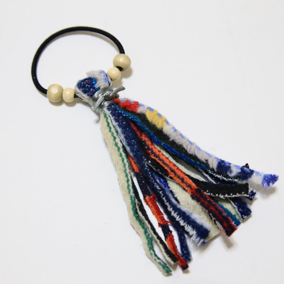 Feather hair tie - 发饰 - 棉 多色