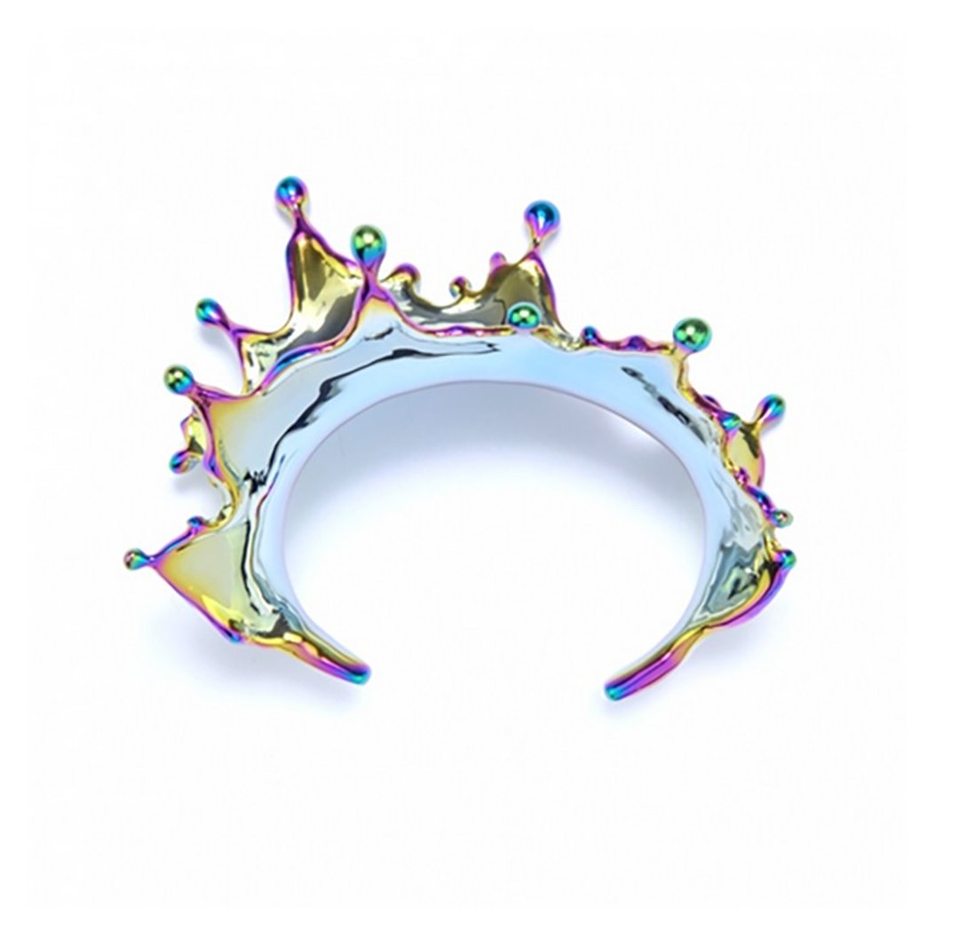 Rare Earth // Water Dew bracelet 幻彩水花手镯 - 手链/手环 - 其他金属 多色