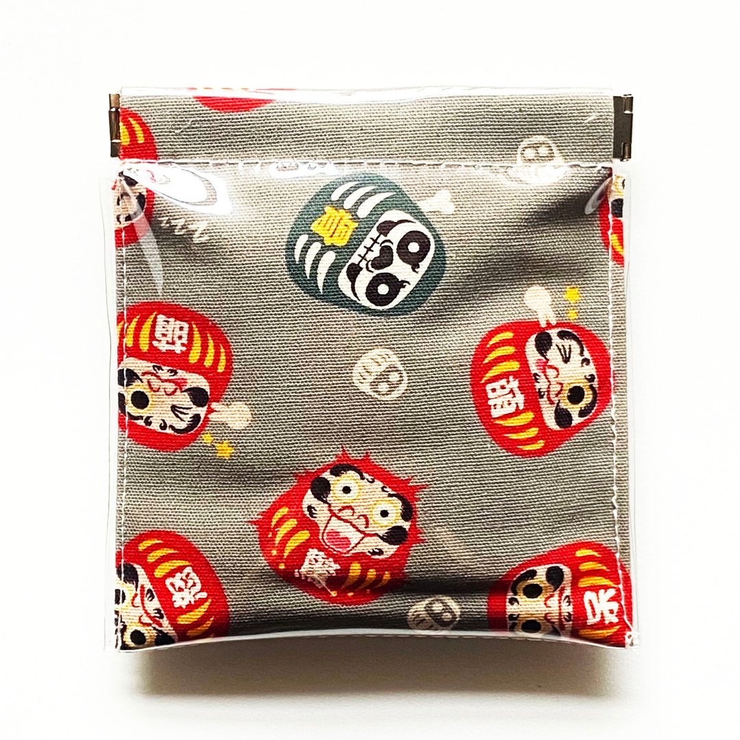 轻薄防泼水 | 印花 | 多功能收纳【防水万用收纳包】福神EMOJI - 化妆包/杂物包 - 其他材质 灰色