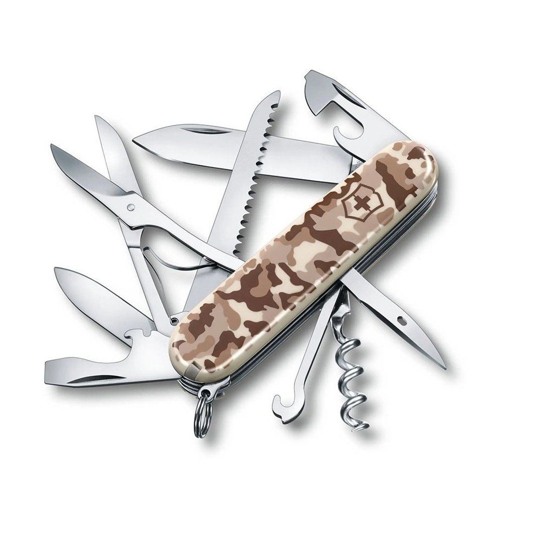 VICTORINOX 瑞士维氏 瑞士刀 15用 91mm 咖啡迷彩 1.3713.941 - 露营用品 - 不锈钢 多色
