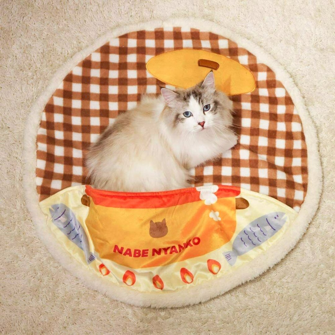 【日本CattyMan】猫用冬日造型睡垫 - 床垫/笼子 - 其他材质 
