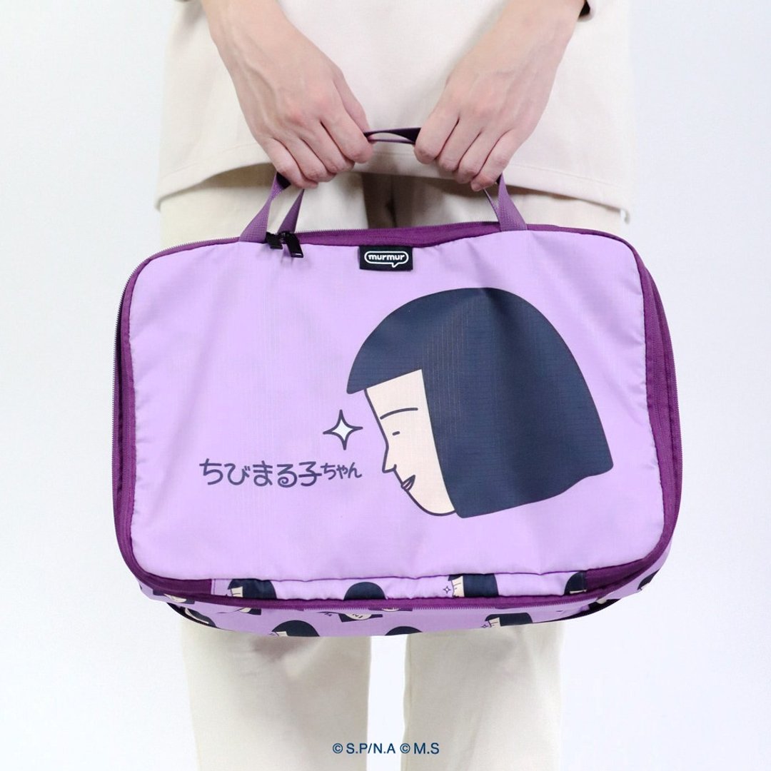 【Pinkoi x 樱桃小丸子】murmur衣物袋-大I野口I衣物收纳 - 手提包/手提袋 - 聚酯纤维 紫色