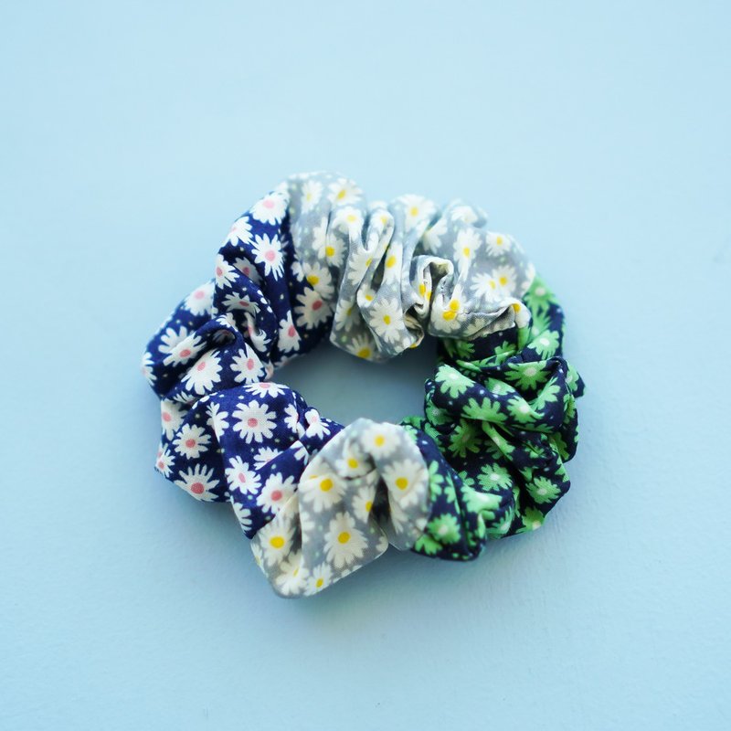 仅此一个 | 气泡小白花.手制大肠圈.发圈.礼物.订制.女生.花布 - 发带/发箍 - 棉．麻 多色