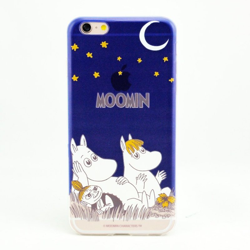 Moomin噜噜米正版授权-TPU手机保护壳：【仲夏之夜】《iPhone/Samsung/HTC/ASUS/Sony/LG/小米/OPPO 》 - 手机壳/手机套 - 硅胶 蓝色