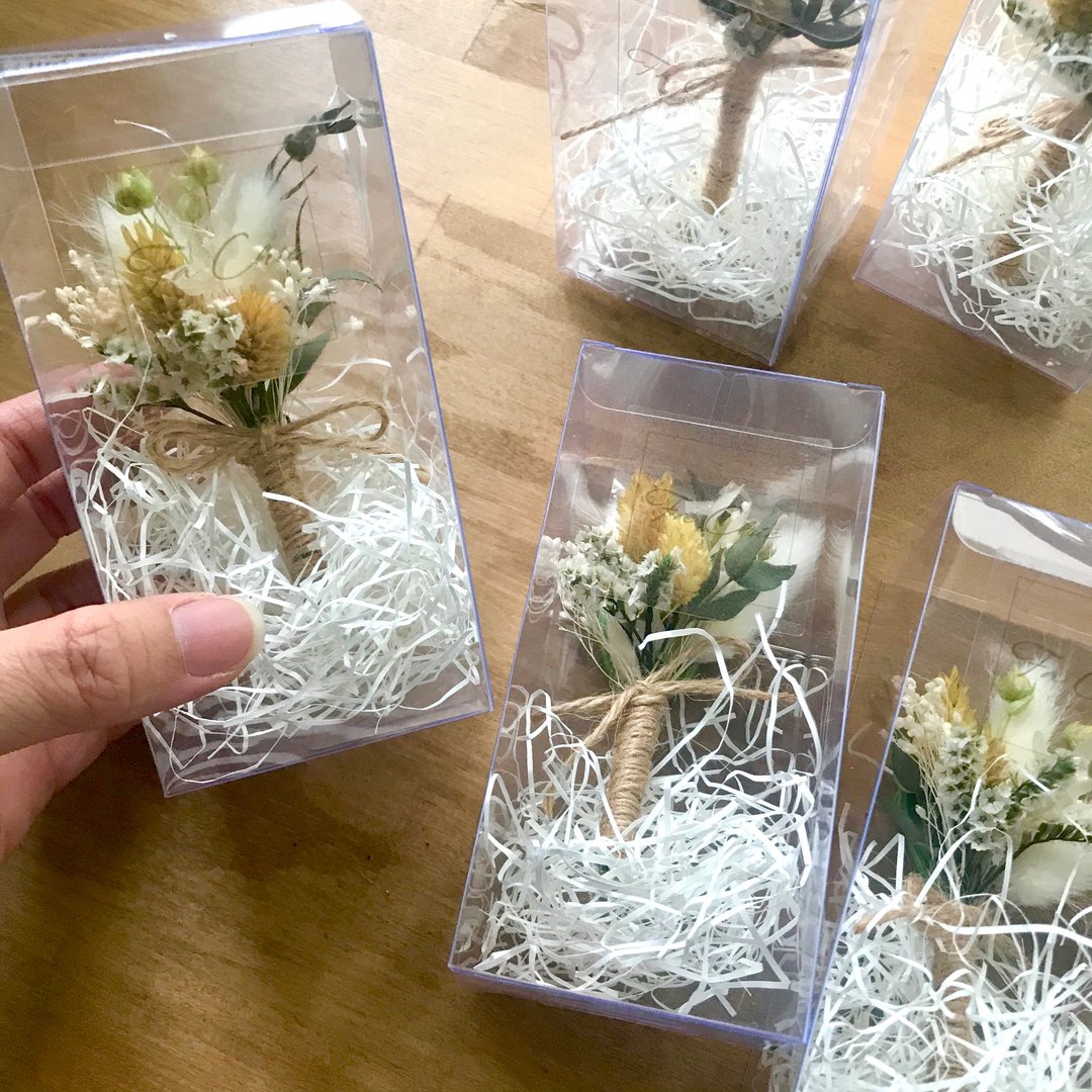 胸花单入透明盒 (仅限订制胸花之客人加购) - 胸花/手腕花 - 塑料 透明