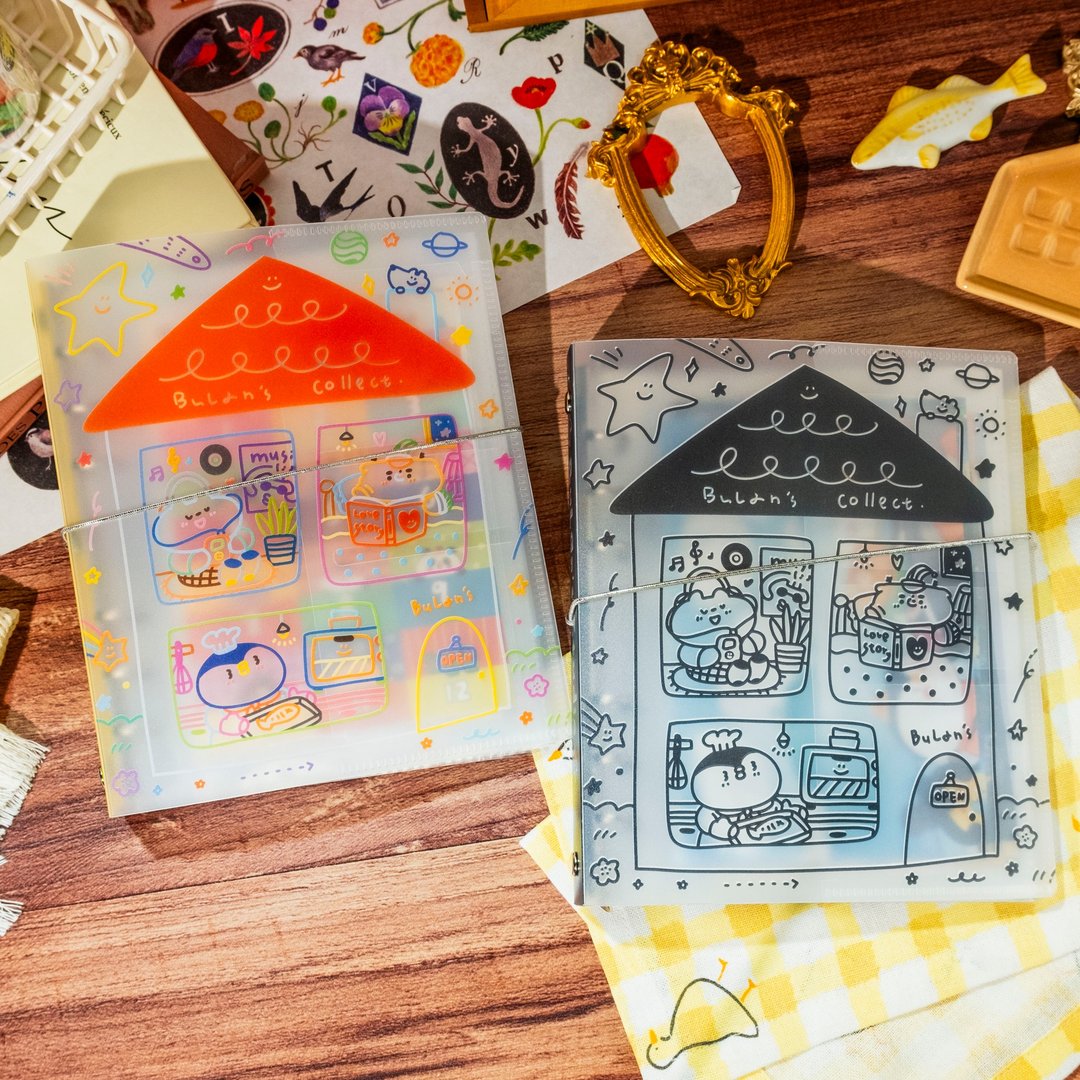 A6 贴纸明信片收纳册//10 入内页 (两色) - 卡片/明信片 - 塑料 